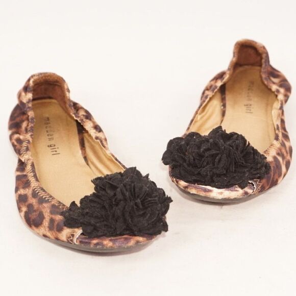 Madden Girl Celia Peep-Toe Ballet Flats, Size 6.5 - Picture 1 of 10